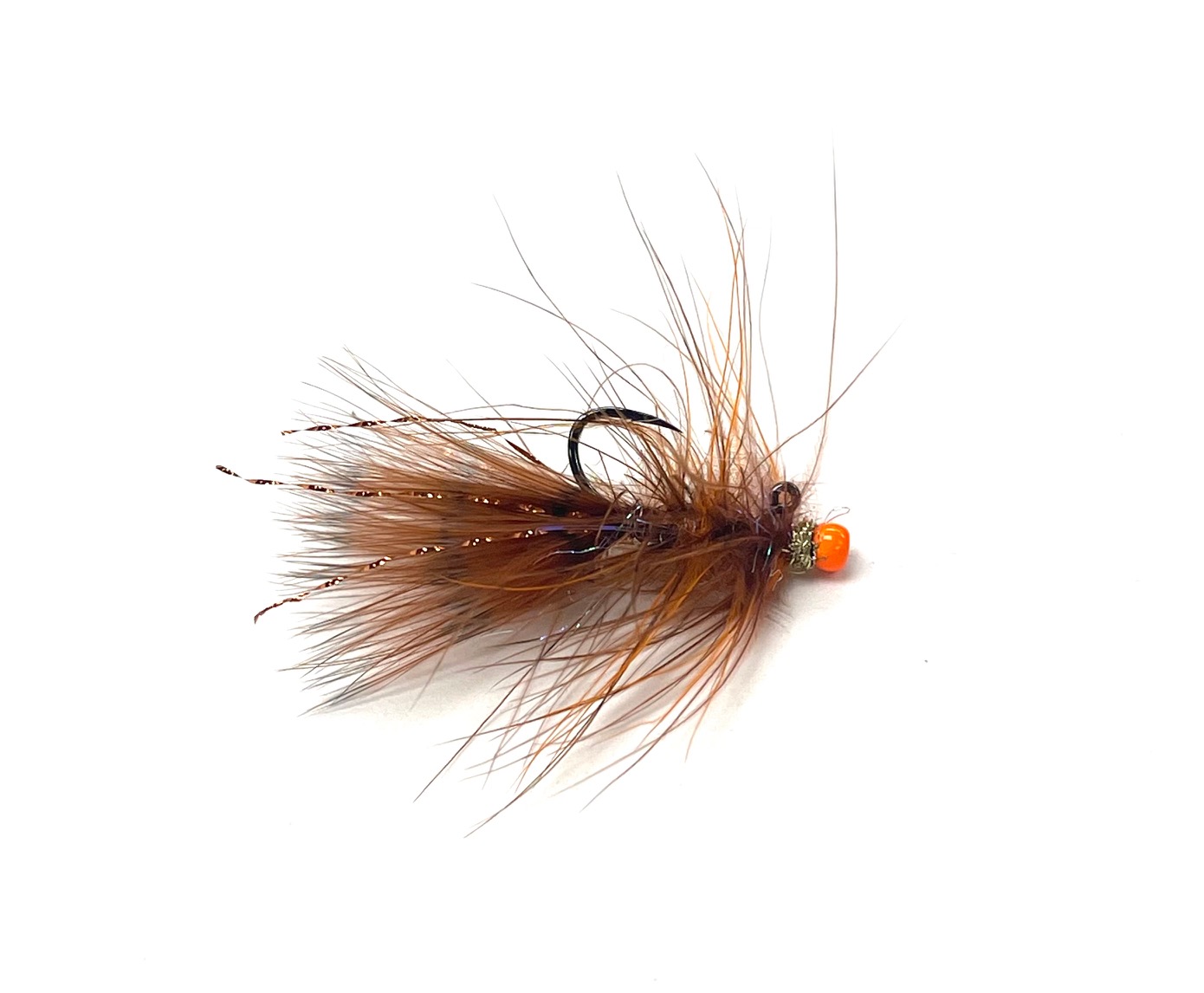 MFC Svend Diesel's Balanced Bou Leech - Brown/Hot Orange Bead - Size 10